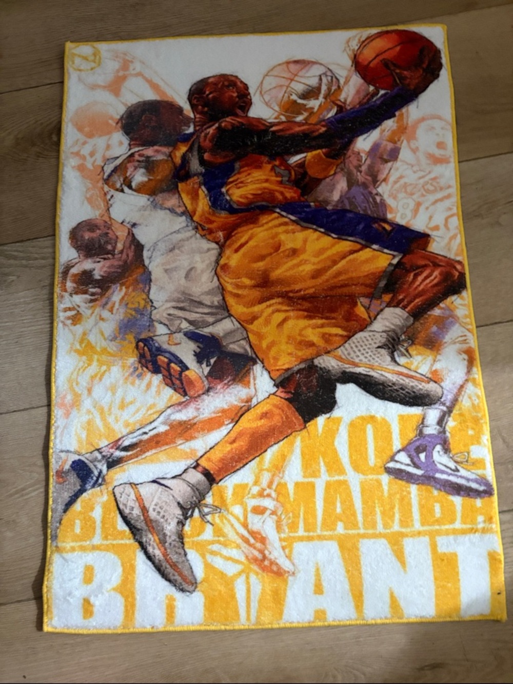 Los Angeles Lakers Basketball Player Kobe Bryant Graphic Rug / poster